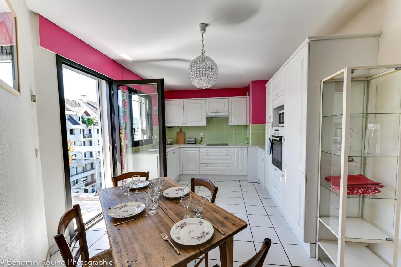 Le Thélème - Appartement Duplex à Annecy balcon&parking à 800m du Lac Esterno foto