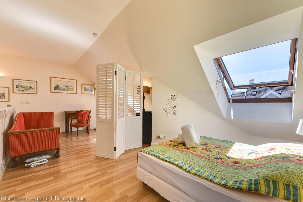 Le Thélème - Appartement Duplex à Annecy balcon&parking à 800m du Lac Esterno foto